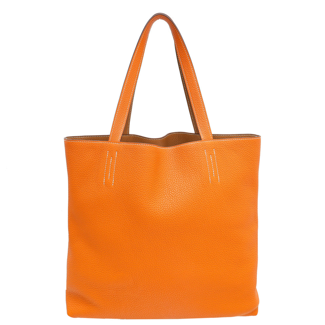 Top quality Hermes Bicolor Reversible Double Sens 35 Tote Bag