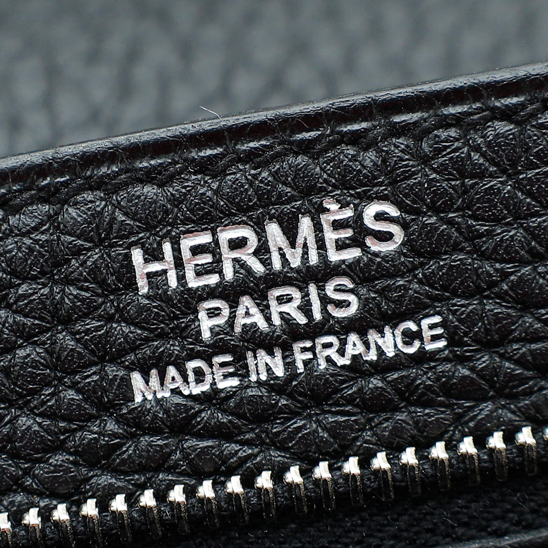 Top quality Hermes Noir Jet Pochette Clutch