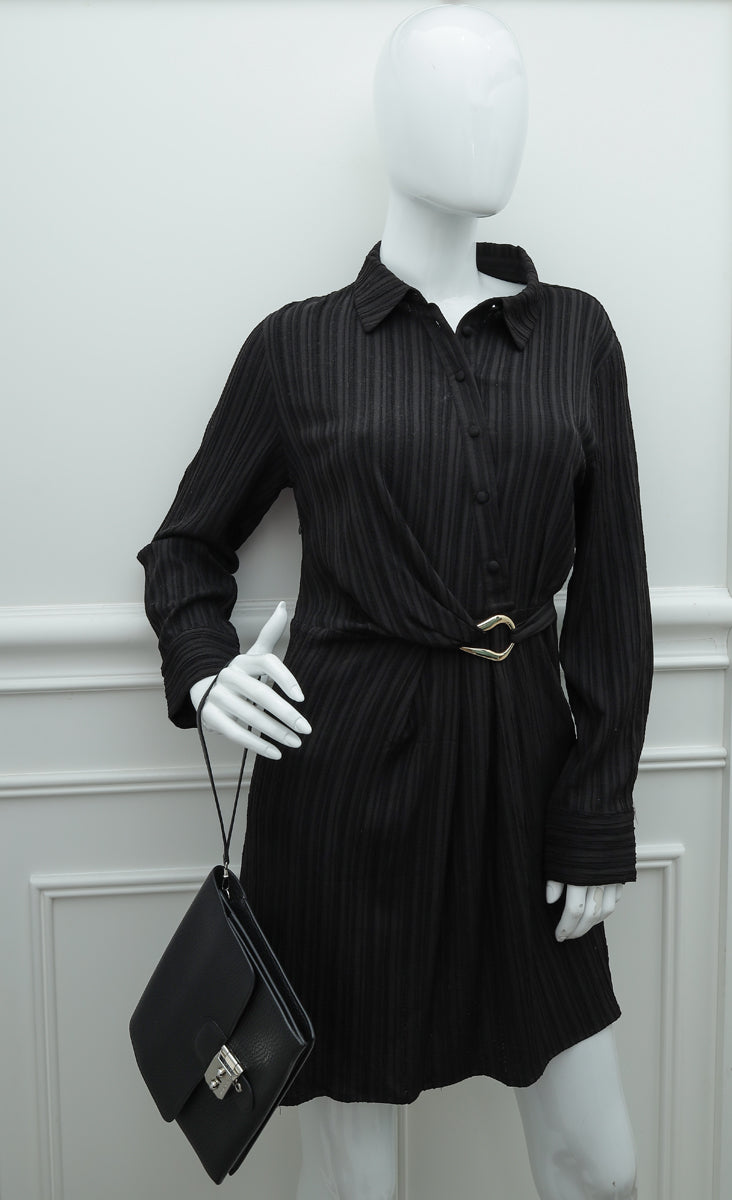 Top quality Hermes Noir Jet Pochette Clutch