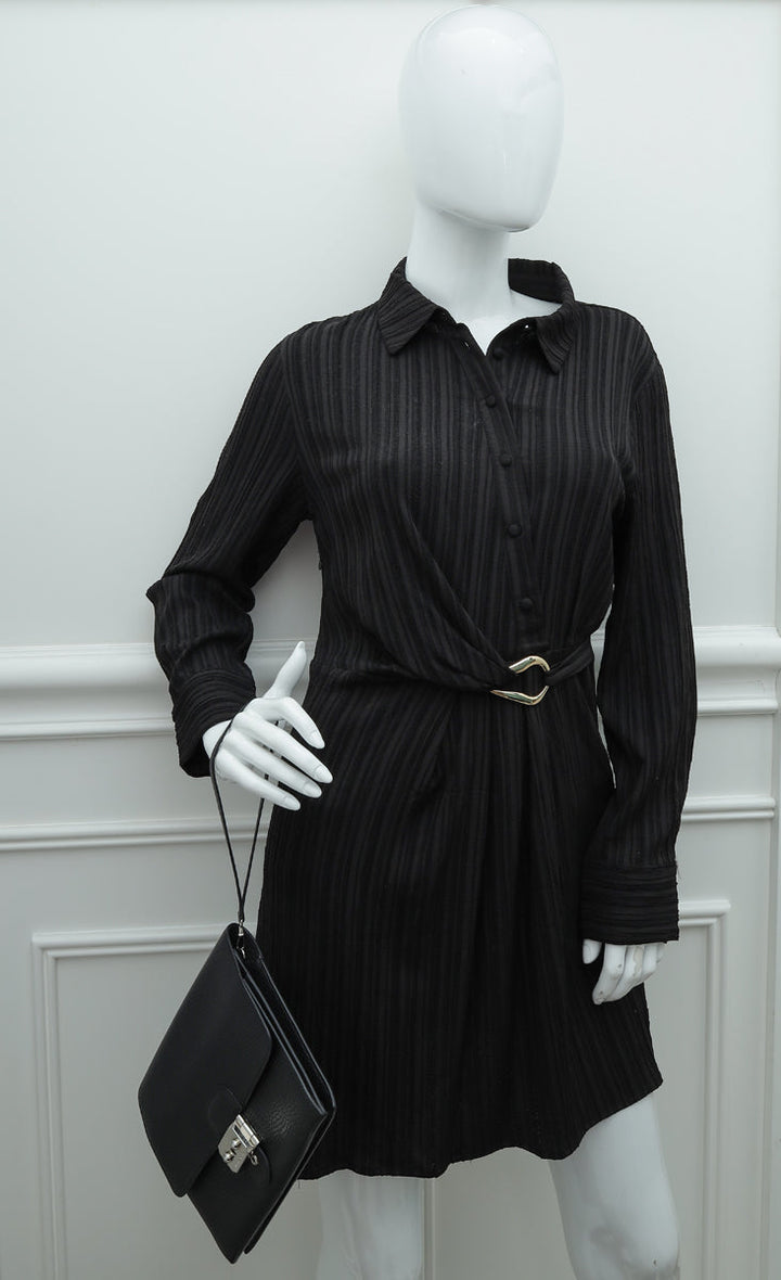 Top quality Hermes Noir Jet Pochette Clutch
