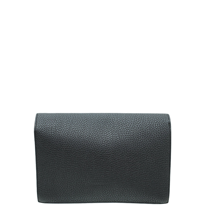 Top quality Hermes Noir Jet Pochette Clutch