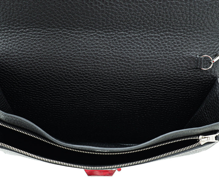 Top quality Hermes Noir Jet Pochette Clutch