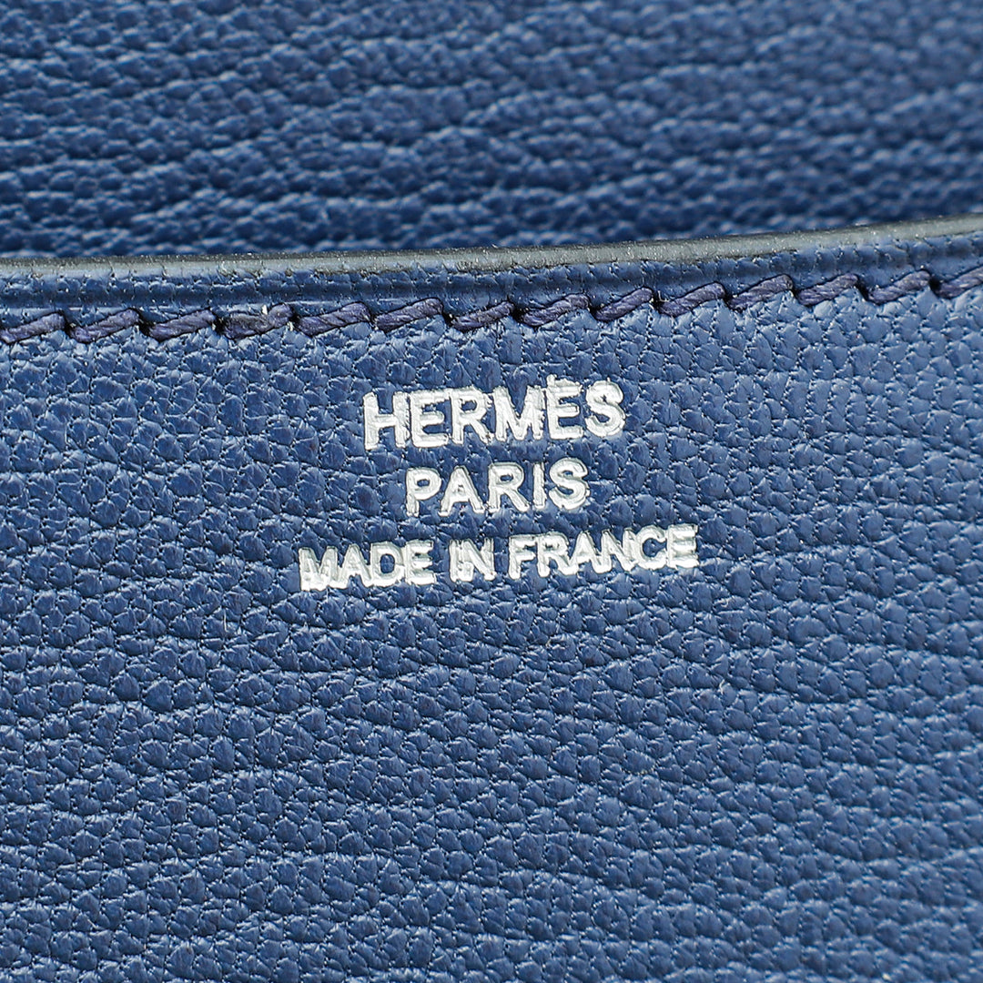 Top quality Hermes Bleu Brighton Constance Mini 18 Chevre Mysore Bag