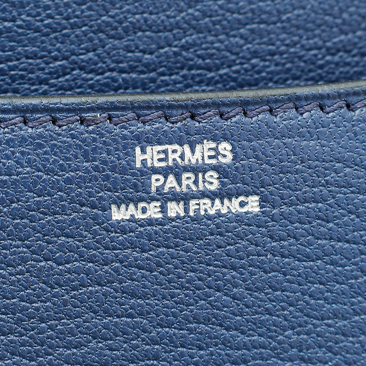 Top quality Hermes Bleu Brighton Constance Mini 18 Chevre Mysore Bag