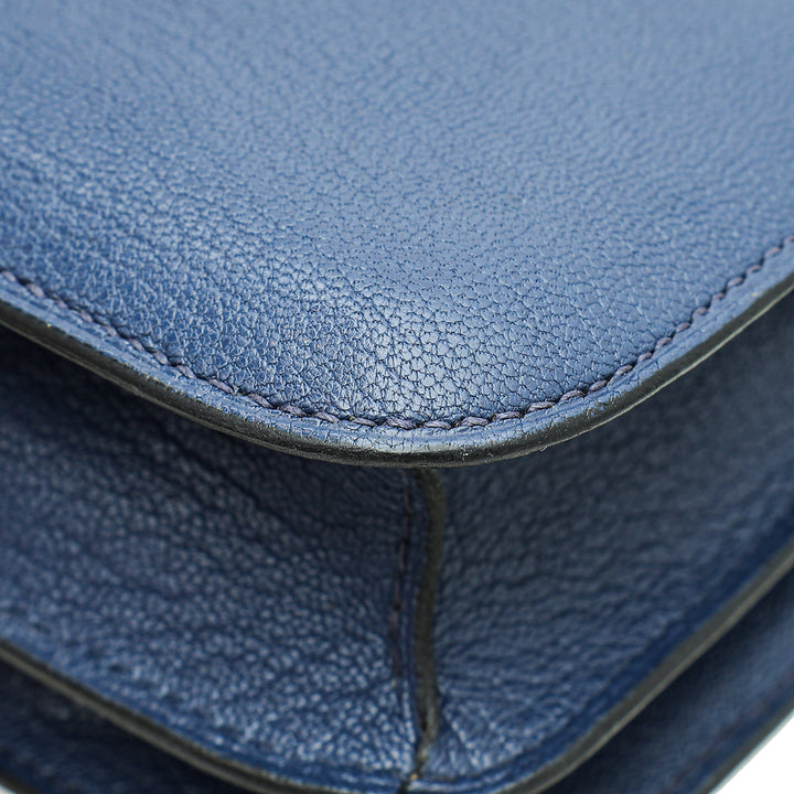 Top quality Hermes Bleu Brighton Constance Mini 18 Chevre Mysore Bag