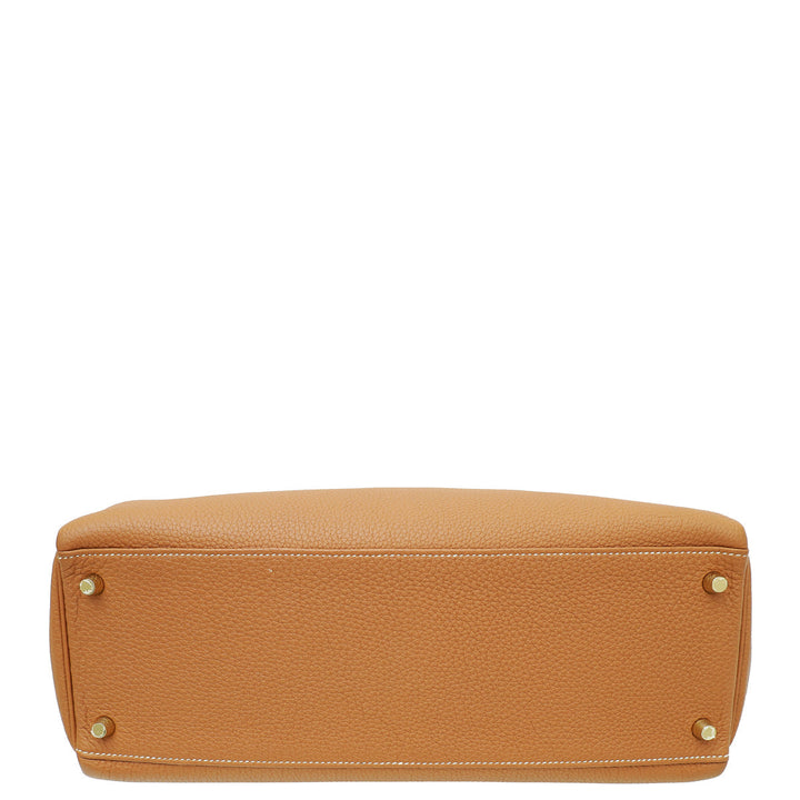 Hermes Gold Retourne Kelly 35 Bag