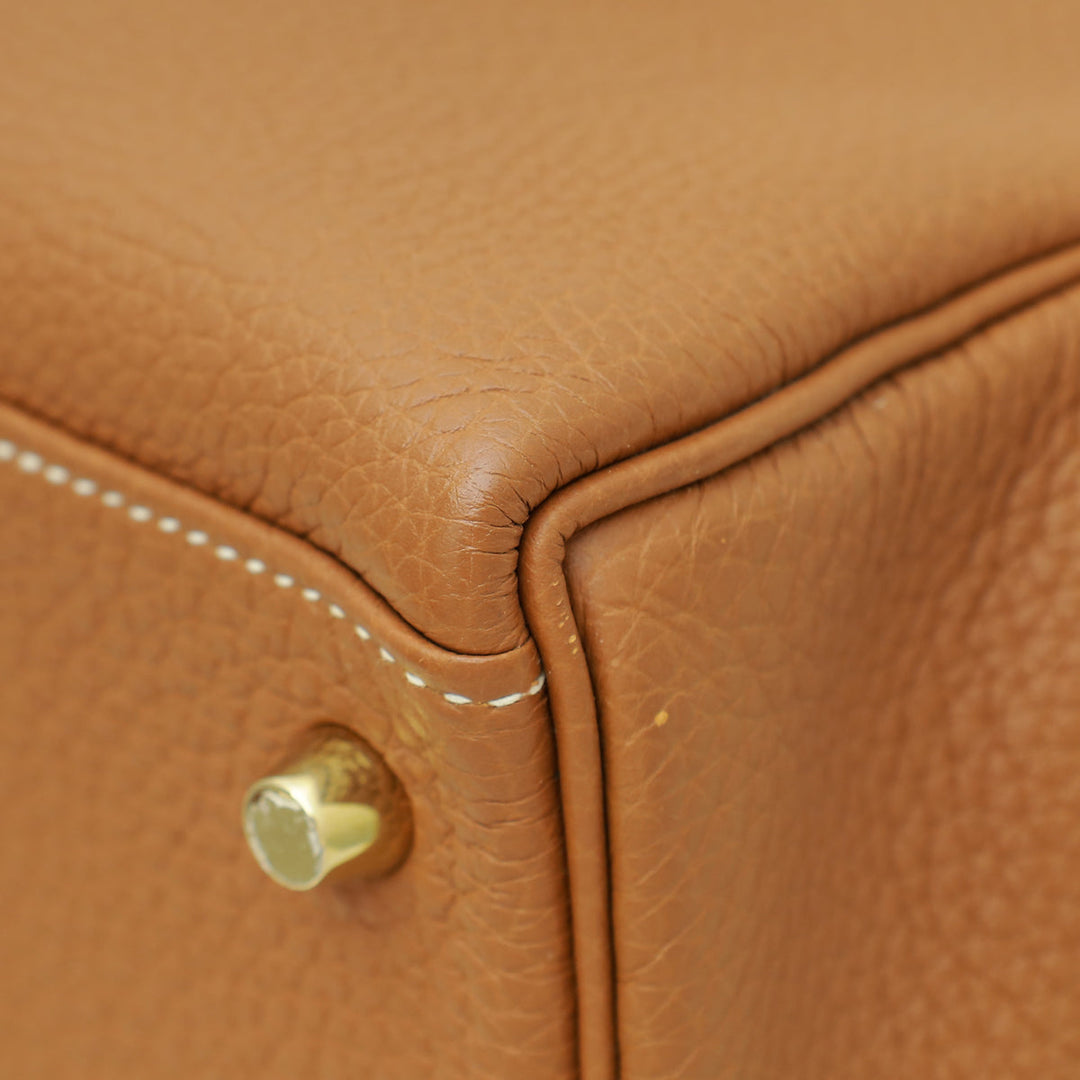 Hermes Gold Retourne Kelly 35 Bag