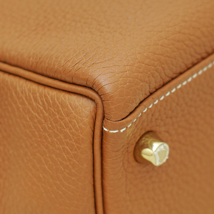 Hermes Gold Retourne Kelly 35 Bag