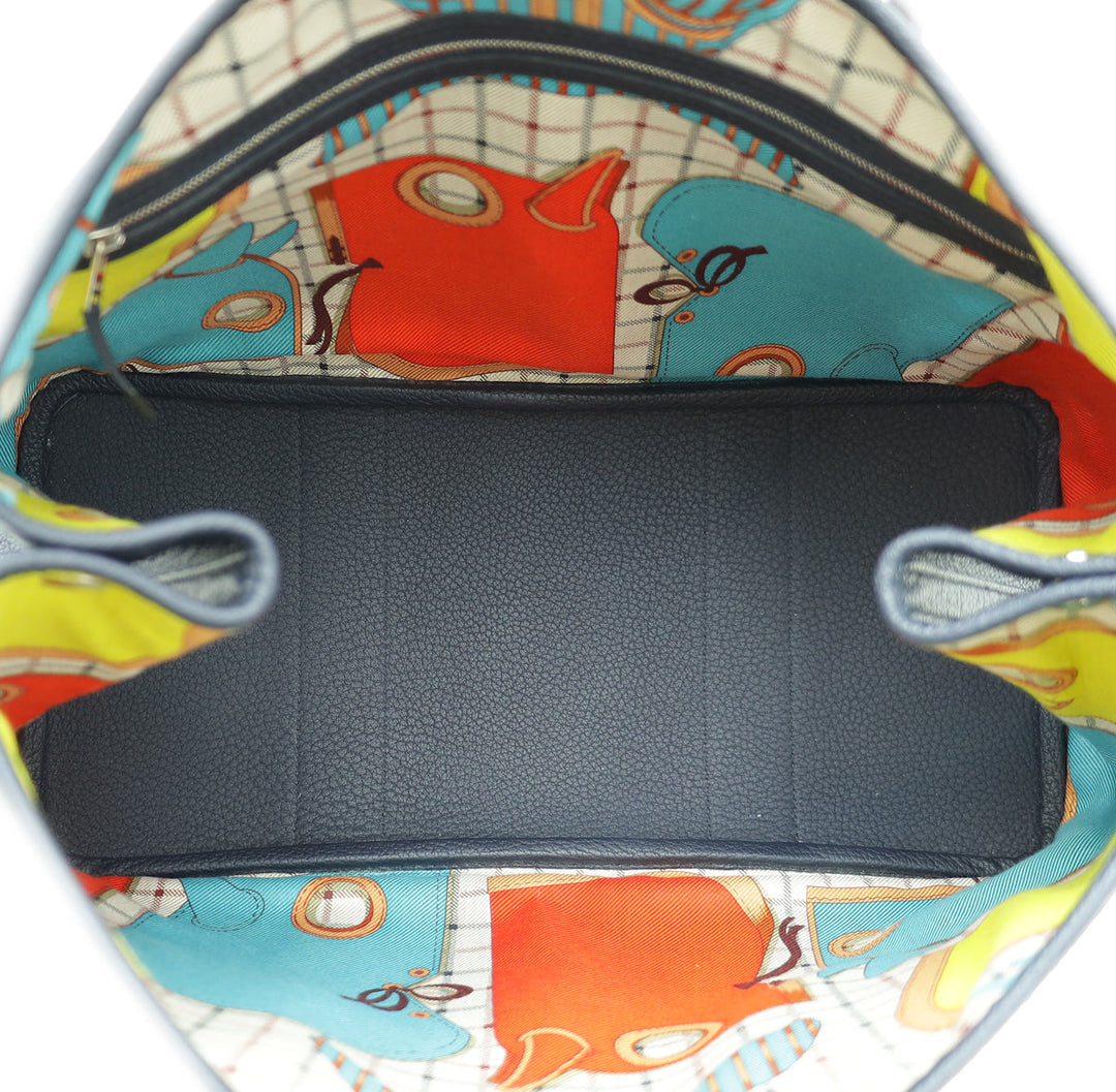 Hermes Blue Indigo Garden Party 36 Bag