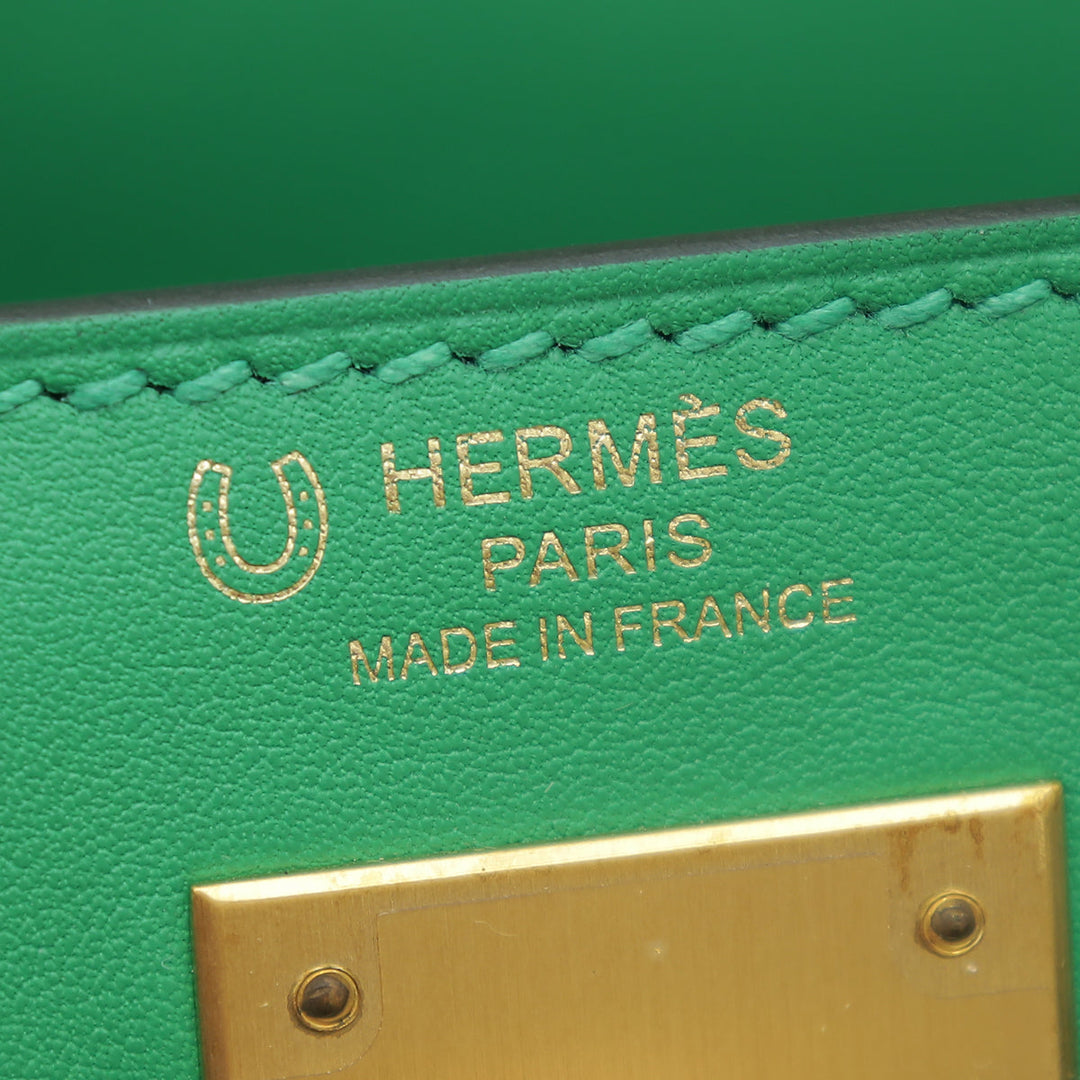 Hermes Bicolor Horseshoe Kelly 28 Bag