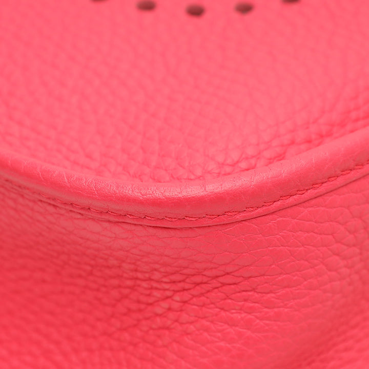Hermes Rose Extreme Evelyne III Bag