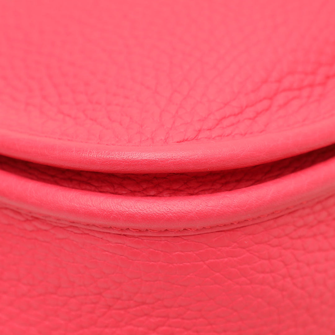 Hermes Rose Extreme Evelyne III Bag