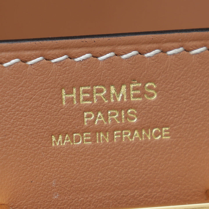 Top quality Hermes Gold Elan Pocket 24 Medium Belt