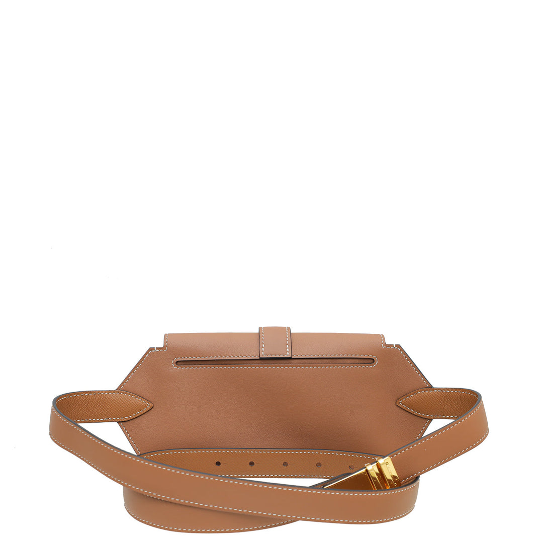 Top quality Hermes Gold Elan Pocket 24 Medium Belt