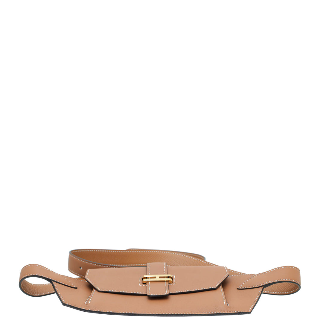 Top quality Hermes Gold Elan Pocket 24 Medium Belt