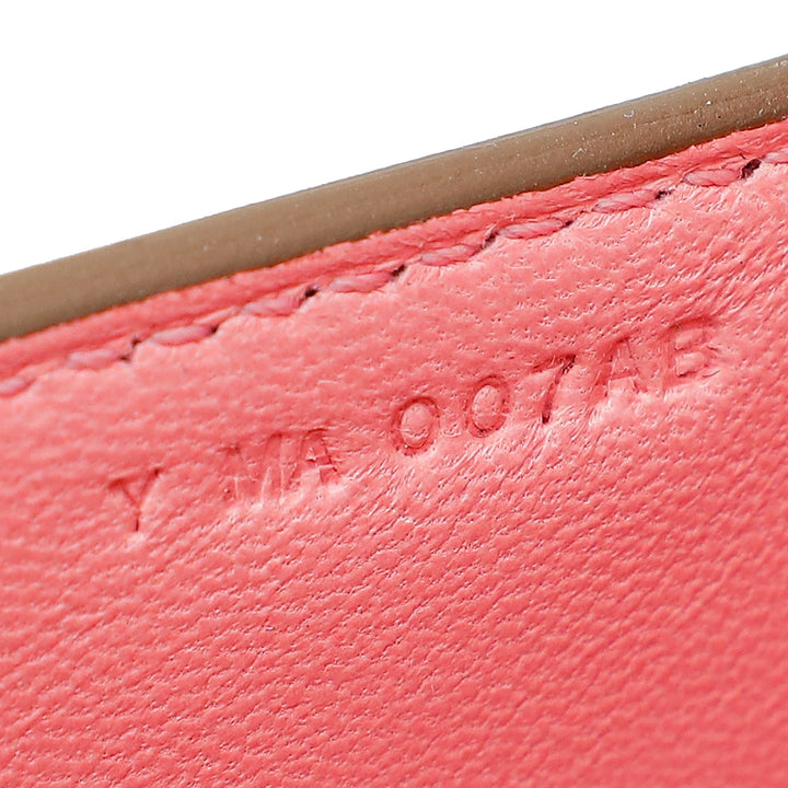 Hermes Rose Confetti Cinhetic Boxy Top Handle Bag