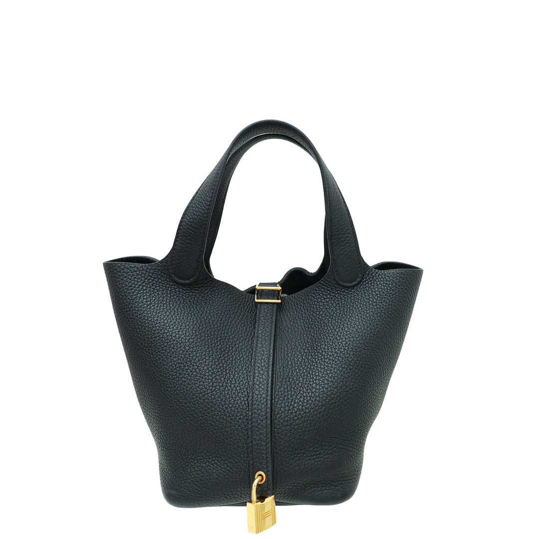 Top quality Hermes Noir Picotin Lock 18 Bag