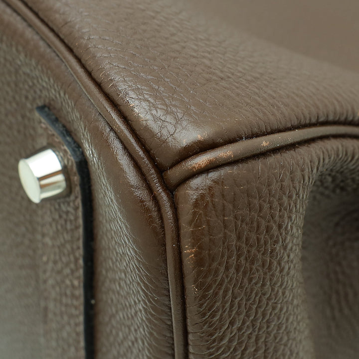 Hermes Cacao Retourne Birkin 35 Bag