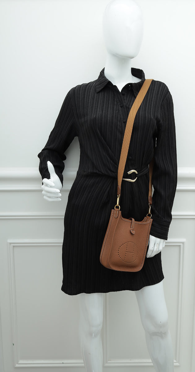Top quality Hermes Gold Evelyne TPM Amazon 16 Bag