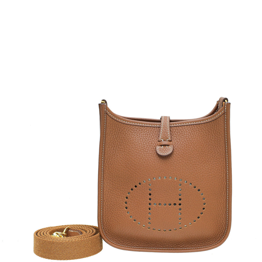 Top quality Hermes Gold Evelyne TPM Amazon 16 Bag