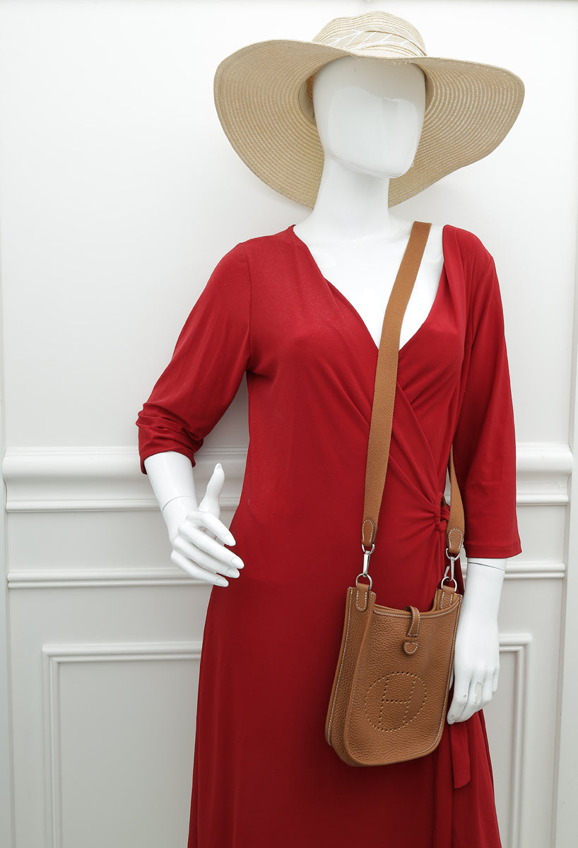 Top quality Hermes Gold Evelyne TPM Bag