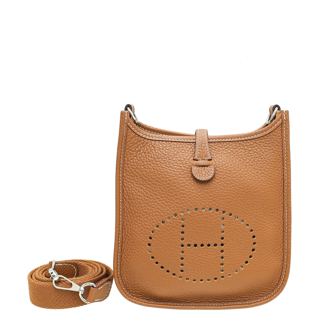 Top quality Hermes Gold Evelyne TPM Bag