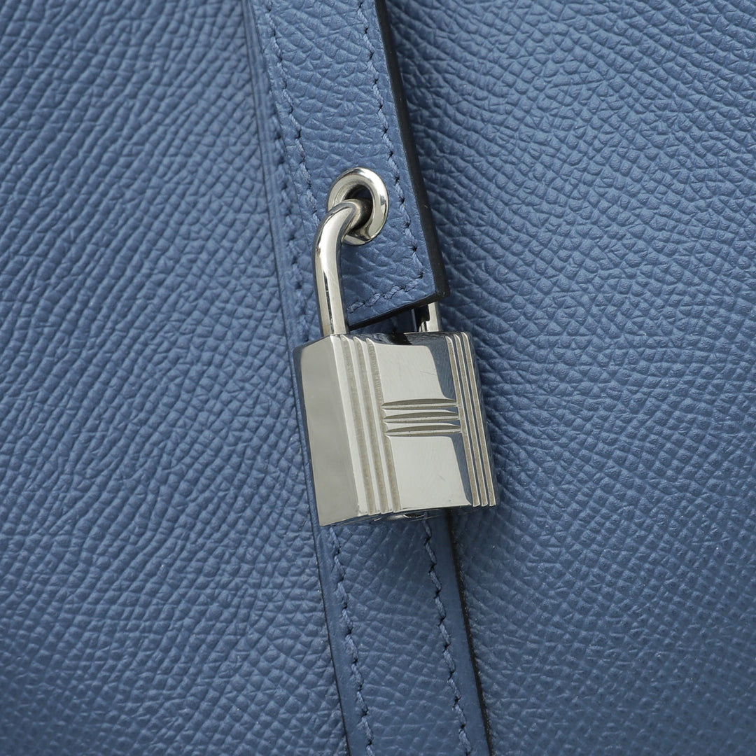 Hermes Bicolor Picotin Lock 22 Tressage De Cuir Bag