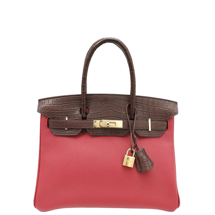 Top quality Hermes Bicolor Retourne Birkin Touch 30 Bag