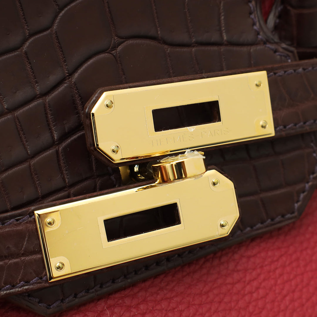 Top quality Hermes Bicolor Retourne Birkin Touch 30 Bag