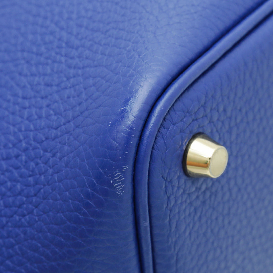 Hermes Bleu Electrique Picotin 18 Bag