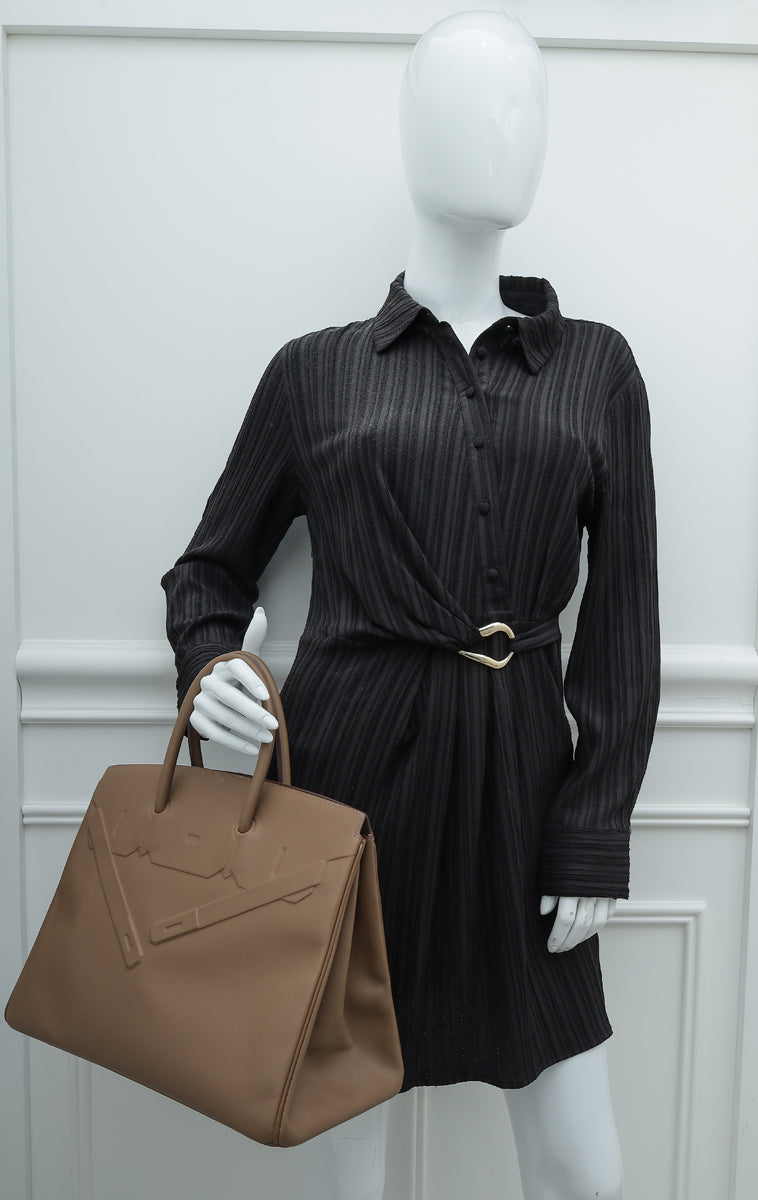 Top quality Hermes Alezan Shadow Birkin 35 Bag