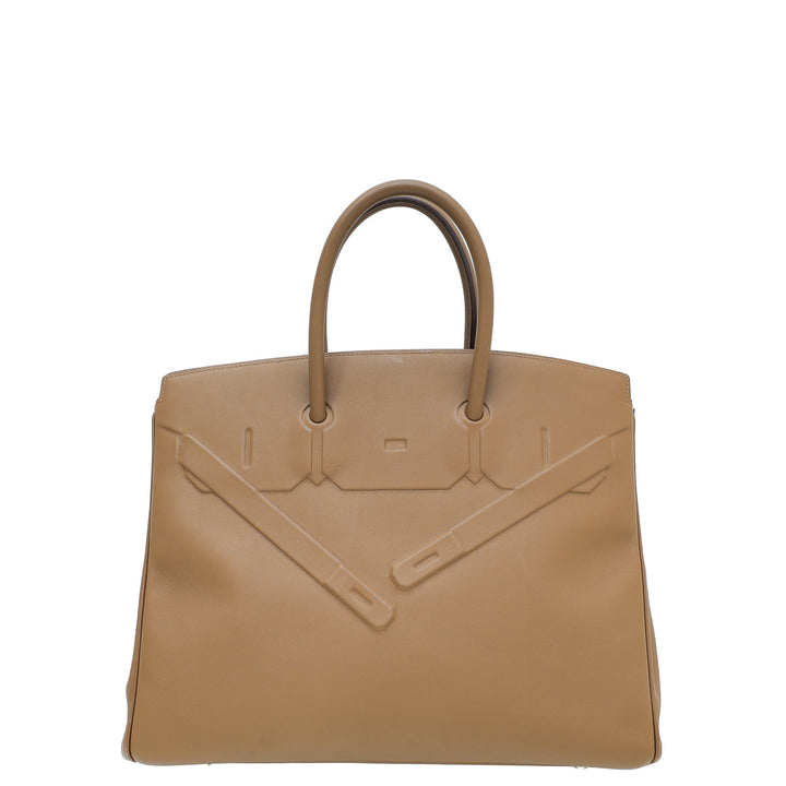 Top quality Hermes Alezan Shadow Birkin 35 Bag