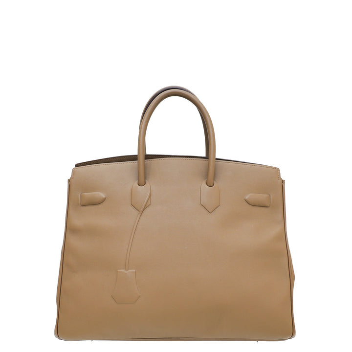 Top quality Hermes Alezan Shadow Birkin 35 Bag