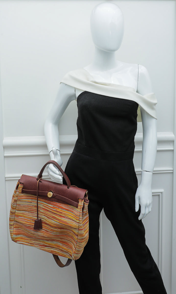 Hermes Multicolor Herbag Vibrato PM 2-in-1 2Way Bag