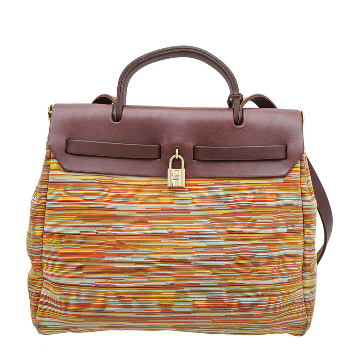 Hermes Multicolor Herbag Vibrato PM 2-in-1 2Way Bag