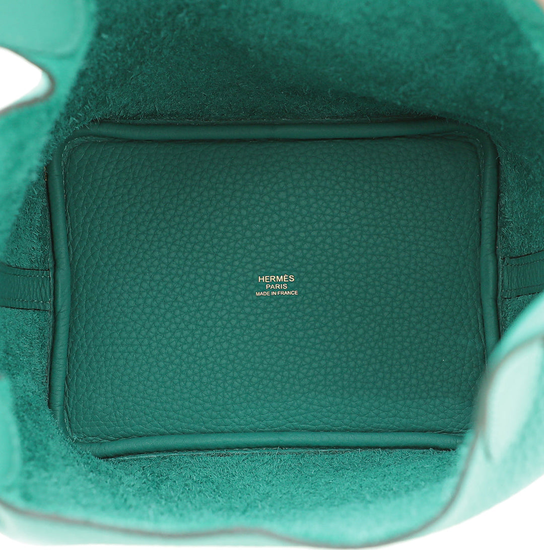Top quality Hermes Vert Verone Picotin Lock 18 Bag