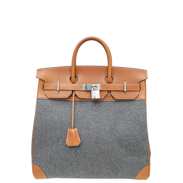 Top quality Hermes Bicolor HAC 40 Haute à Courroies Feutre Bag