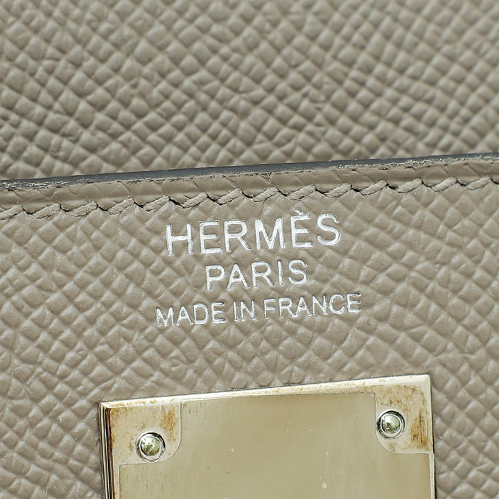 Top quality Hermes Etoupe Sellier Kelly 32 Bag