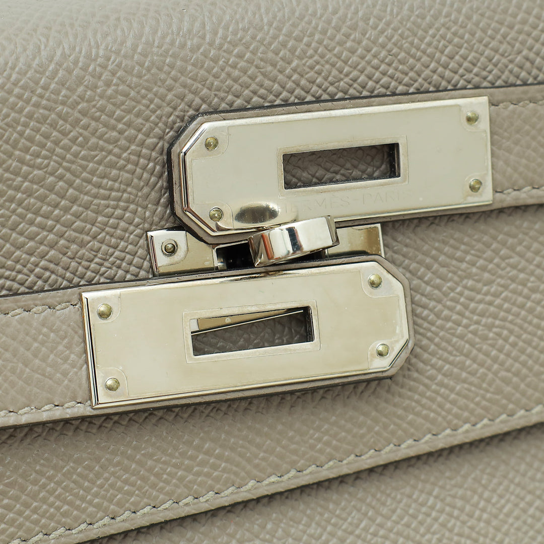 Top quality Hermes Etoupe Sellier Kelly 32 Bag