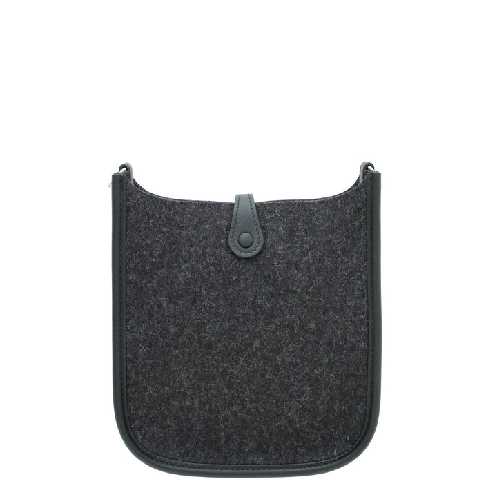 Top quality Hermes Noir Evelyne Amazone 16 TPM Wool Swift Bag