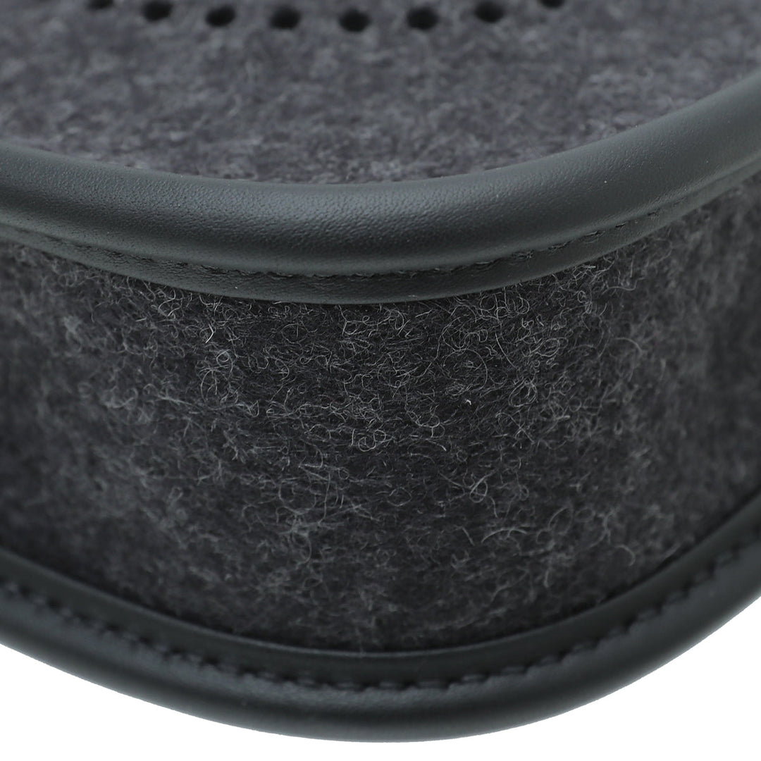 Top quality Hermes Noir Evelyne Amazone 16 TPM Wool Swift Bag