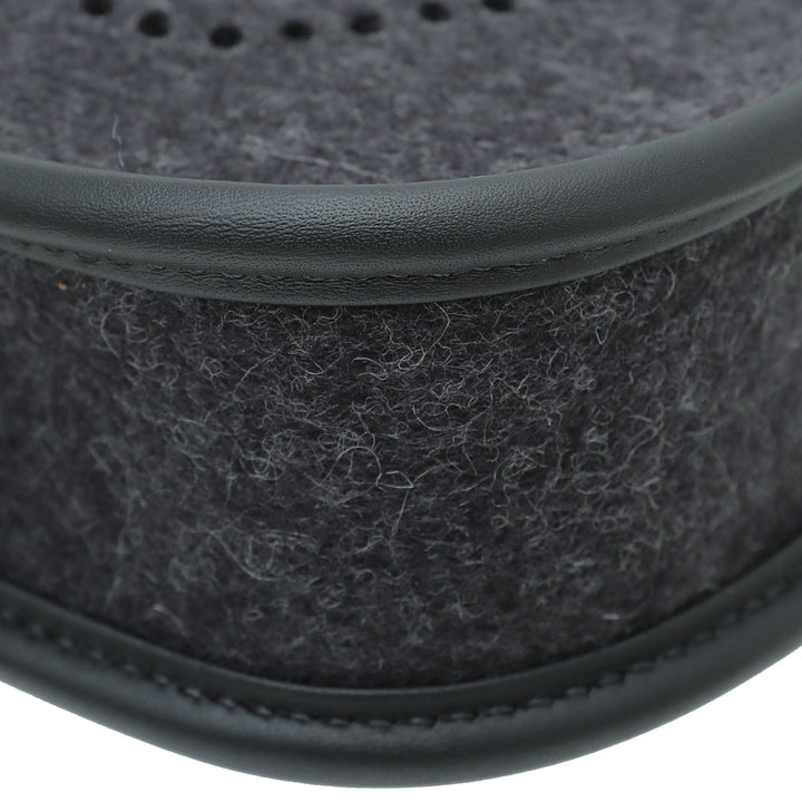 Top quality Hermes Noir Evelyne Amazone 16 TPM Wool Swift Bag