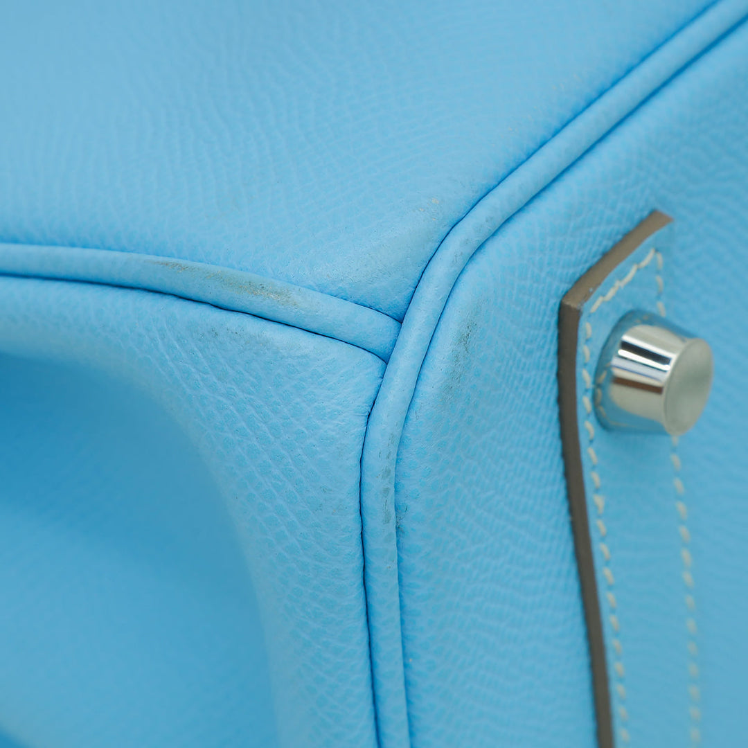 Hermes Bleu Paradise Birkin 30 Verso Bag
