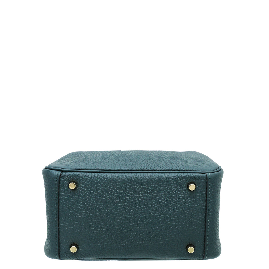 Top quality Hermes Vert Cypres Mini Lindy Bag