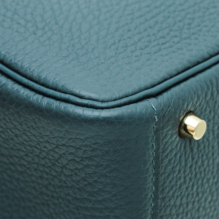 Top quality Hermes Vert Cypres Mini Lindy Bag