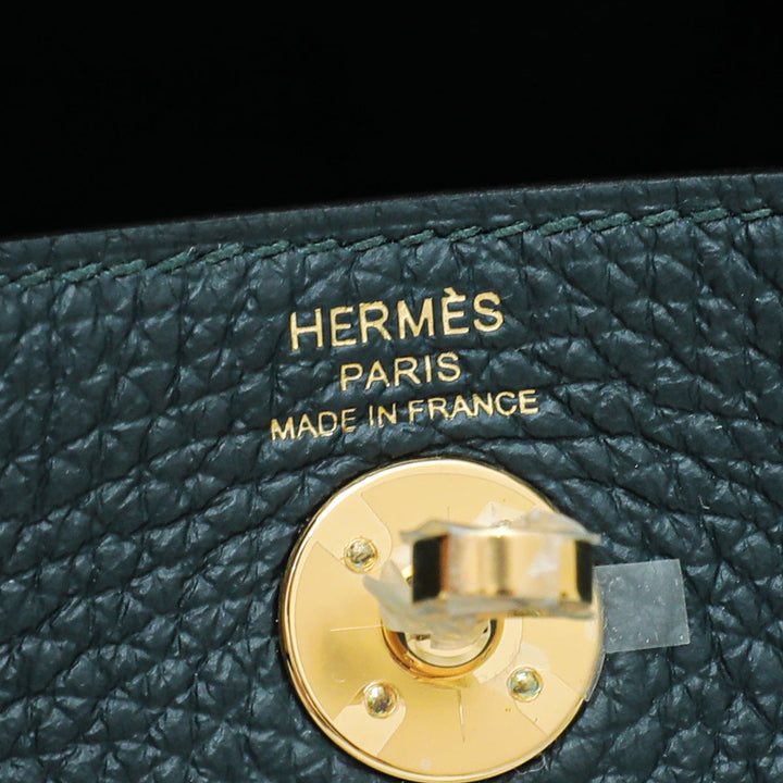 Top quality Hermes Vert Cypres Mini Lindy Bag