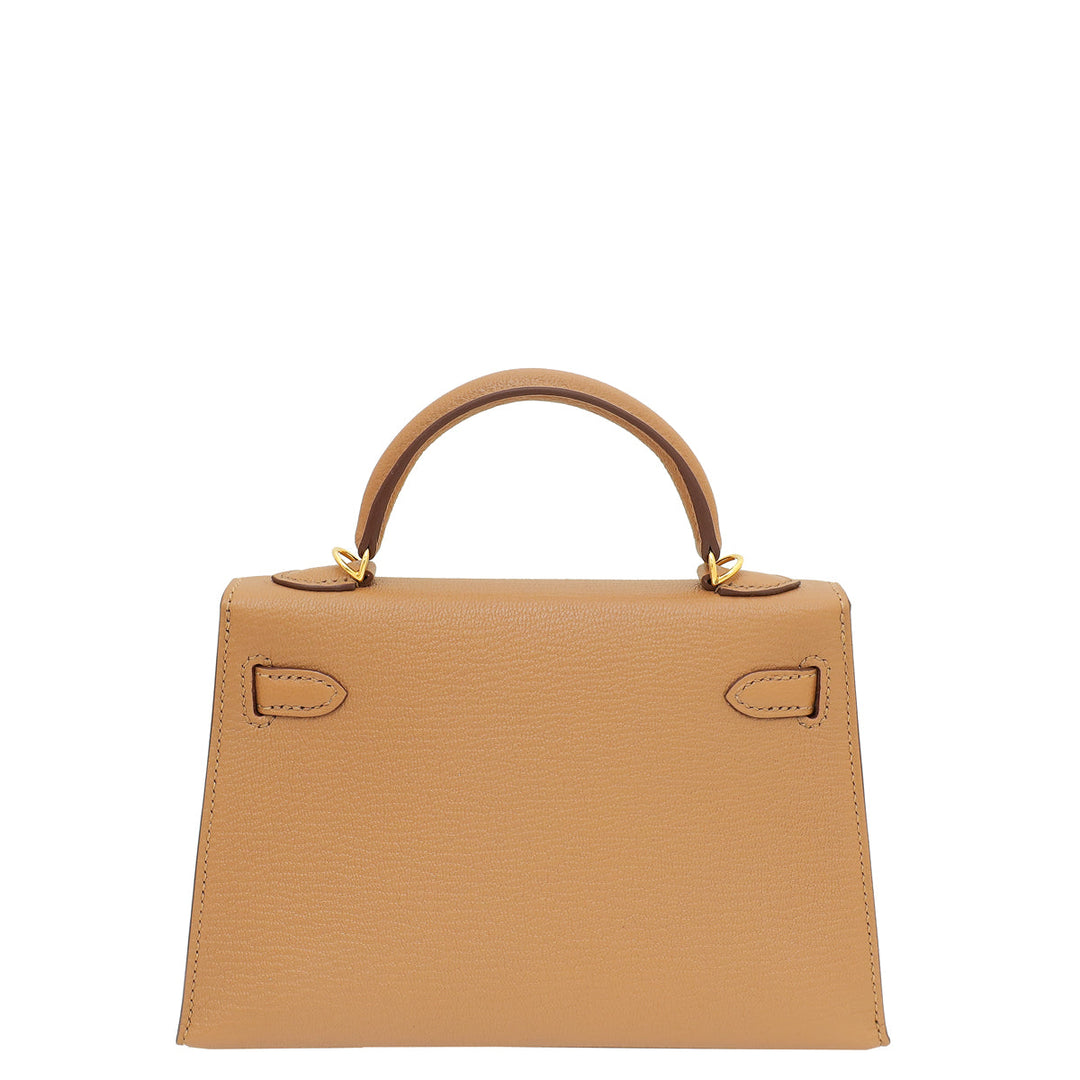 Top quality Hermes Quebracho Chevre Mini Kelly Sellier Bag
