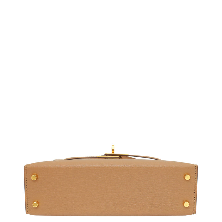 Top quality Hermes Quebracho Chevre Mini Kelly Sellier Bag