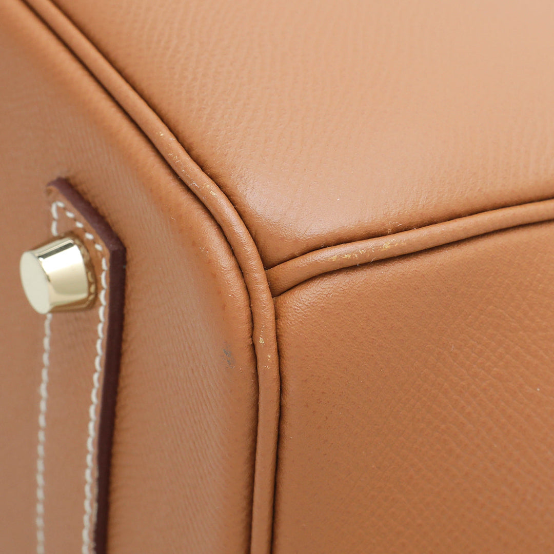 Hermes Gold Birkin 35 Bag