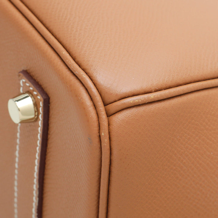 Hermes Gold Birkin 35 Bag